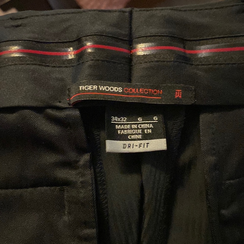 Tiger Woods Nike Golf Pants. 34x32